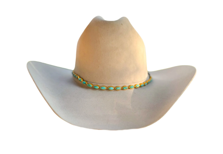 Jasmine Hat Band - Turquoise